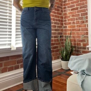 Tinseltown wide leg, high waisted jeans.